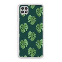 Monstera leaves: Samsung Galaxy A22 4G Transparant Hoesje Monstera leaves: Samsung Galaxy A22 4G Transparant Hoesje