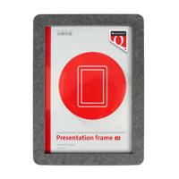 Presentatieframe quantore a4 gerecycled vilt grijs