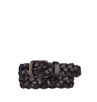 COWBOYSBELT Belt 33021 Zwart Leer Dames riemen - thumbnail