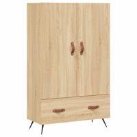 Hoge kast 69,5x31x115 cm bewerkt hout sonoma eikenkleurig
