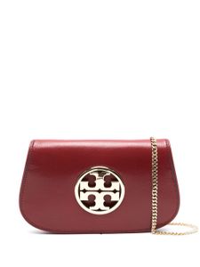 Tory Burch sac porté épaule à plaque Double T - Rouge