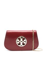 Tory Burch sac porté épaule à plaque Double T - Rouge - thumbnail