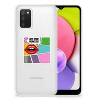 Samsung Galaxy A03S Silicone Back Cover Popart Princess