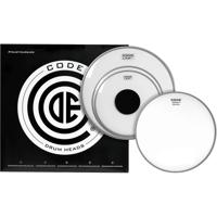 Code Drum Heads TPLAWCLRS LAW Standard Pack 12-13-16 inch clear tomvellen + 14 inch coated snaredrumvel