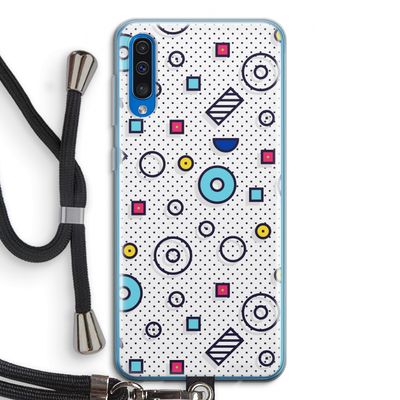 8-bit N°9: Samsung Galaxy A50 Transparant Hoesje met koord