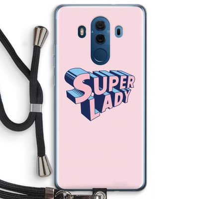 Superlady: Huawei Mate 10 Pro Transparant Hoesje met koord