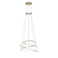 Neuhaus PURE Hanglamp E-Flying Rings Ø 110 cm vide champagne