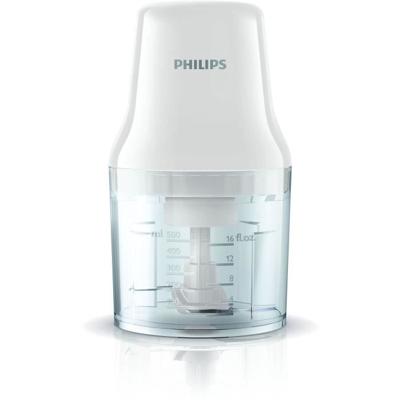 Elektrische hakmolen - PHILIPS - HR1393/00 - 450 W - 0,7 L - 2 messen - Wit
