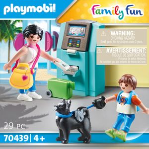 PLAYMOBIL PLAYMOBIL Family Fun Vakantiegangers met geldautomaat