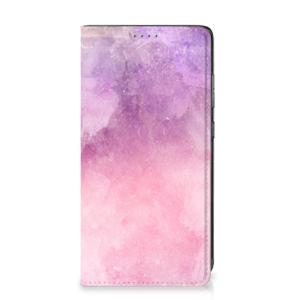 Bookcase Samsung Galaxy A52 Pink Purple Paint