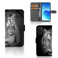 OPPO Reno6 5G | Telefoonhoesje | Met pasjeshouder | Tijger