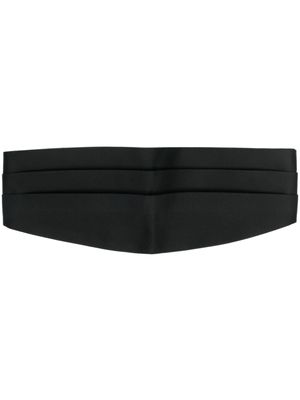 FURSAC ceinture en soie à design superposé - Noir