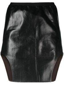 Rick Owens jupe mi-longue à taille haute - Noir