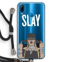 Slay All Day: Huawei P20 Lite Transparant Hoesje met koord