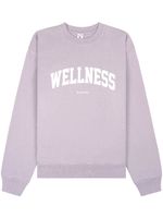 Sporty & Rich sweat Wellness en coton - Violet - thumbnail