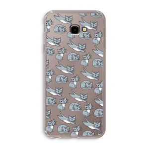 Poezen: Samsung Galaxy J4 Plus Transparant Hoesje