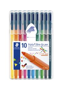 Kleurstift Staedtler 323 Triplus color ÃƒÆ' 10 stuks assorti