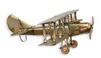 A TIN MODEL OF AN AIRPLANE A TIN MODEL OF AN AIRPLANE