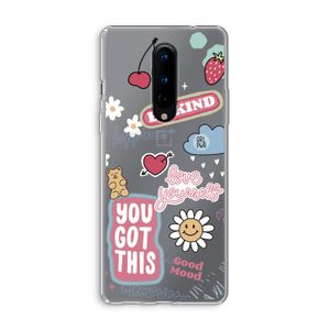 Positivity: OnePlus 8 Transparant Hoesje
