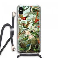 Haeckel Trochilidae: iPhone XS Max Transparant Hoesje met koord