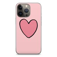 Hartje: iPhone 13 Pro Transparant Hoesje