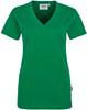 Hakro 126 Women's V-neck shirt Classic - Kelly Green - 3XL