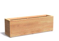 Hardhouten plantenbak Malaga 200x50x61cm.