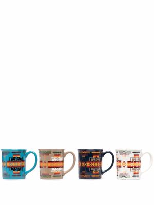 Pendleton lot de 4 tasses Chief Joseph - MULTI
