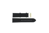 Horlogeband Guess W1261G3 / Hendrix Leder Zwart 22mm