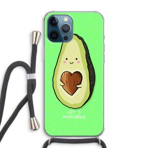 Avocuddle: iPhone 12 Pro Max Transparant Hoesje met koord