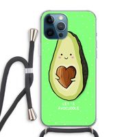 Avocuddle: iPhone 12 Pro Max Transparant Hoesje met koord