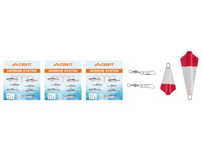 CRIVIT Lokaas- of hakenset (Haringpaternoster-set)