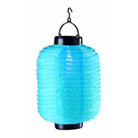 Blauwe solar lampion 35 cm - thumbnail