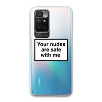 Safe with me: Xiaomi Redmi 10 Transparant Hoesje