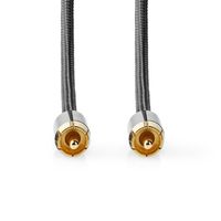 Nedis Subwoofer-Kabel | RCA Male | RCA Male | 3 m | 4.5 mm | 1 stuks - CATB24100GY30 CATB24100GY30 - thumbnail