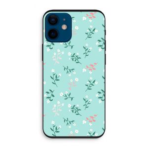 Small white flowers: iPhone 12 mini Biologisch afbreekbaar hoesje