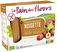 Pain Des Fleurs Krokante bio crackers met hazelnoot glutenvrij