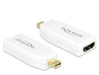 DeLOCK 65582 tussenstuk voor kabels mini Displayport 1.2 HDMI-A Wit