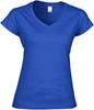 Gildan G64V00L Softstyle® Women´s V-Neck T-Shirt - Royal - XL