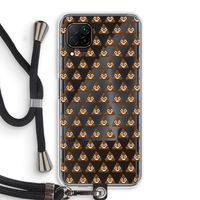 Poop emoji: Huawei P40 Lite Transparant Hoesje met koord