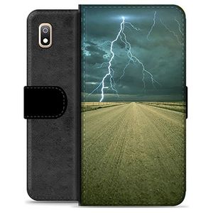 Samsung Galaxy A10 Premium Wallet Hoesje - Storm