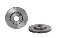 BREMBO XTRA LINE BREMBO, Remschijftype: Geperforeerd / Geventileerd, u.a. fÃ¼r Hyundai, KIA