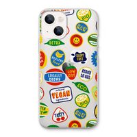 Fruitsticker: iPhone 13 Transparant Hoesje