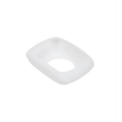 Fiets code tabel schokbestendig silicone kleurrijke beschermende case voor Garmin Edge 500/200 (wit)