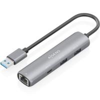 USB-HUB Aisens ASUC-4P035-GR Grijs