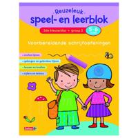 Deltas Reuzeleuk speel- en leerblok voorbereidende schrijfoefening