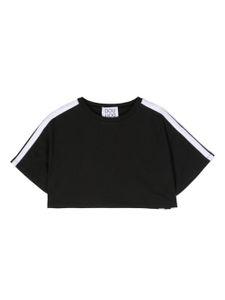 Douuod Kids t-shirt crop en coton - Noir