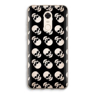 Musketon Skulls: Xiaomi Redmi 5 Transparant Hoesje