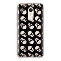 Musketon Skulls: Xiaomi Redmi 5 Transparant Hoesje