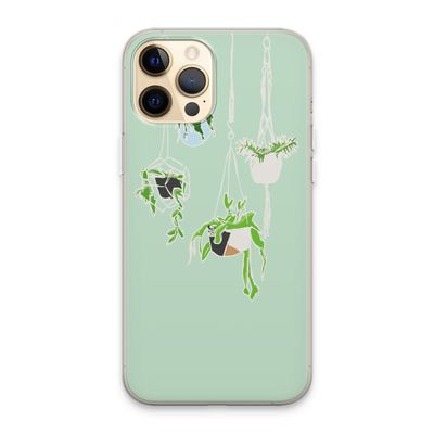 Hang In There: iPhone 13 Pro Max Transparant Hoesje